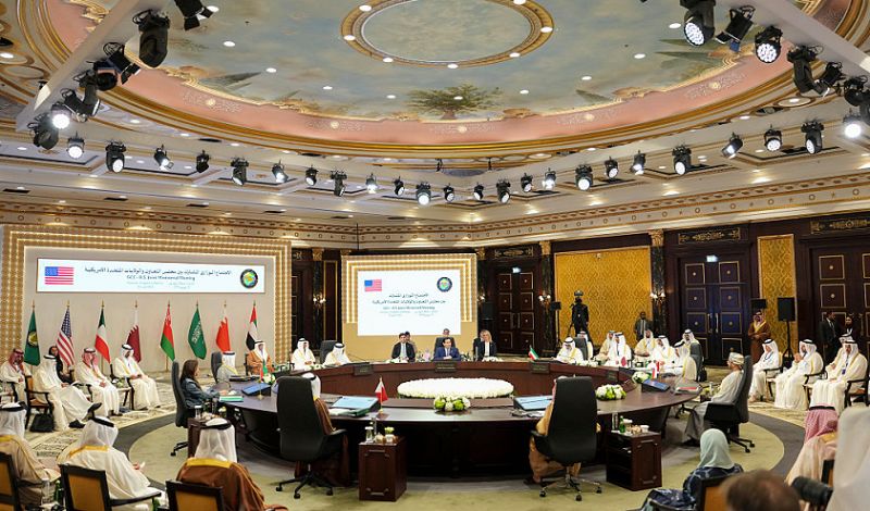 بيان أميركي – خليجي: نشدد على الحفاظ على زخم المفاوضات ومنع إيران من تطوير سلاح نووي