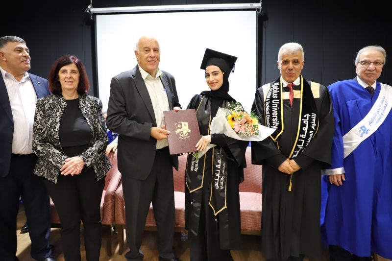 جامعة نابلس للتعليم المهني والتقني تحتفل بتخريج الفوج السادس “فوج رسل الإنسانية”