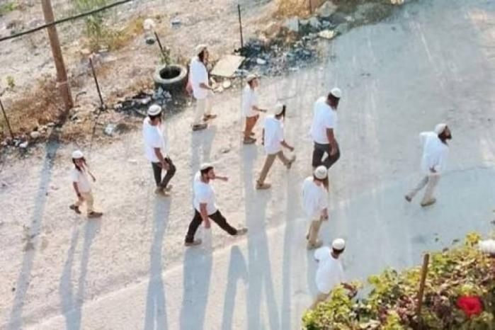 مستوطنون يقتحمون قرية عين سينيا وحي الطيرة في رام الله