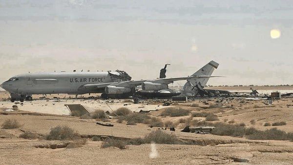 بالصور: الكشف عن تدمير ايران للقواعد الأمريكية في السعودية والكويت والأردن