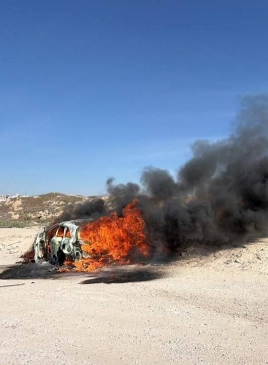 شهيد وإصابات إثر قصف الاحتلال مركبة في منطقة البيدر بمدينة غزة