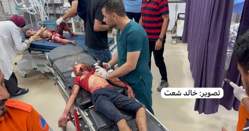 ثلاثة شهداء بينهم طفلان  بقصفين على خان يونس والبريج