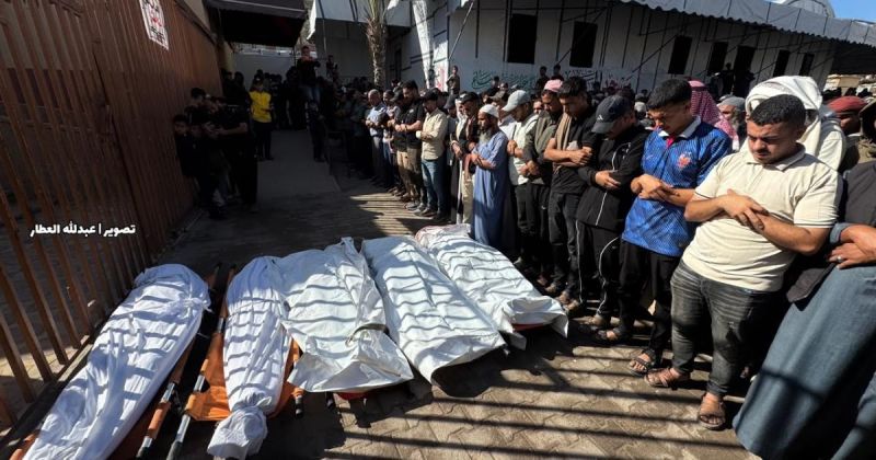 نقابة الموظفين بغزة تنعى 4 موظفين استشهدوا بقصف المواصي