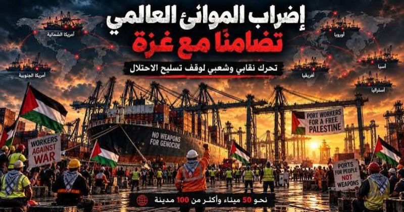 إضراب الموانئ ينتقل من التضامن إلى منع تسليح الاحتلال