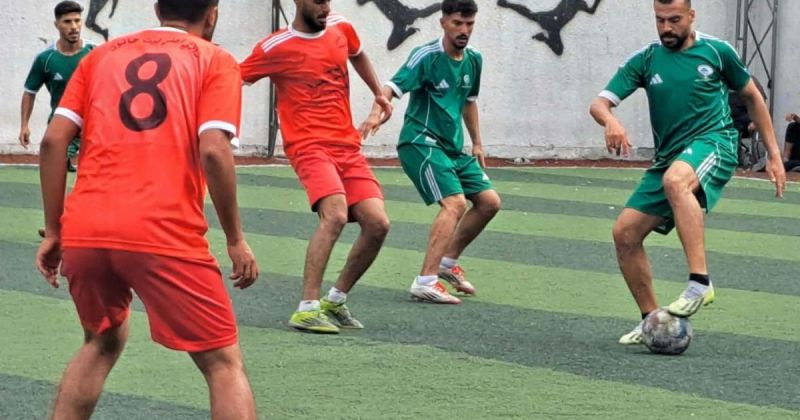 5 انتصارات وتعادل ضمن منافسات بطولة كأس الألف شهيد بغزة