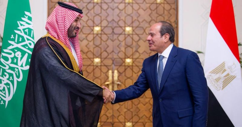 السيسي وبن سلمان يشددان من القاهرة على تأمين الملاحة الدولية في البحر الأحمر