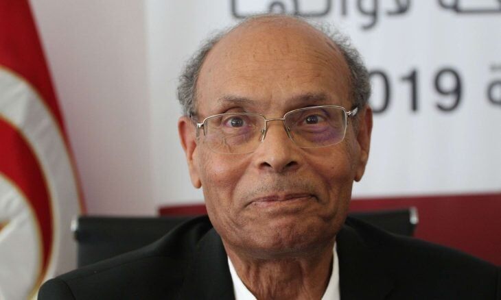 المرزوقي يدعو التونسيين لعصيان مدني شامل لإسقاط النظام واستعادة الديمقراطية