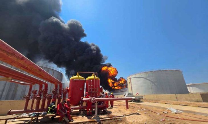 مسيّرات مجهولة تستهدف منشآت الزاوية الحيوية والدبيبة يتوعد بالرد