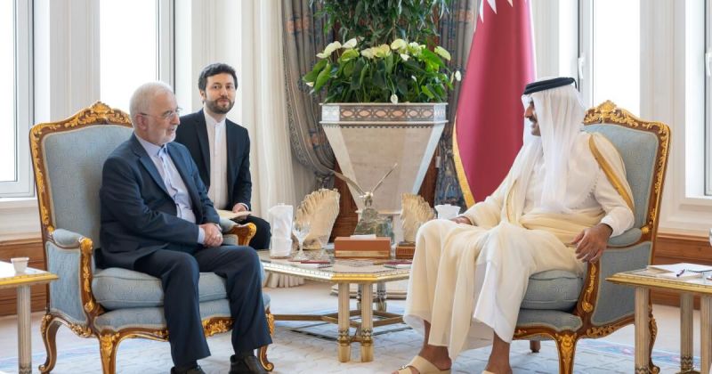 أمير قطر يبحث مع وزير داخلية إيران خفض التصعيد الإقليمي وملفات الوساطة