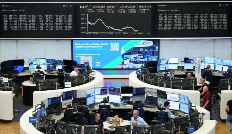 خسائر حادة في الأسهم الأوروبية مع صعود عوائد السندات وأسعار النفط