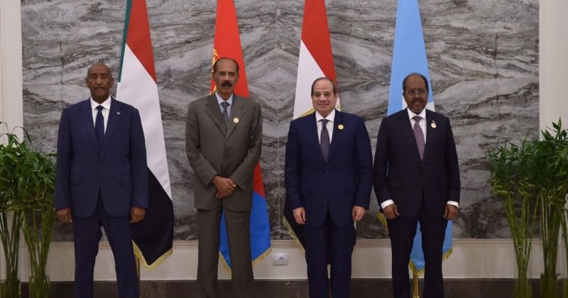 قمة العلمين الرباعية: رفض المساس بحقوق مصر والسودان المائية ودعم مطلق لوحدة الصومال