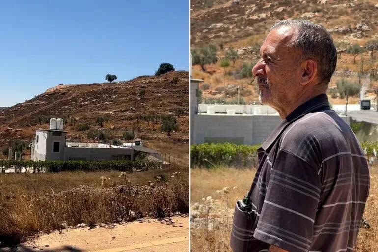 مستوطنون يجبرون عائلة مسيحية على إخلاء منزلها في الطيبة شرق رام الله