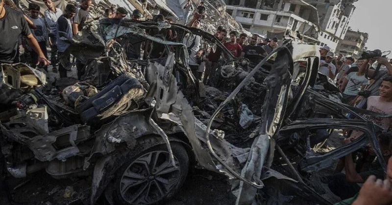 مجزرة جديدة في تل الهوى: 5 شهداء وجرحى في استهداف مسيرة إسرائيلية لمركبة ركاب