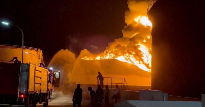 ليبيا: خروج محطة كهرباء جنوب الزاوية عن الخدمة إثر هجوم بمسيرة
