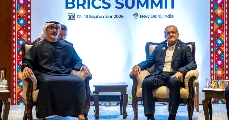 بزشكيان وخالد بن محمد بن زايد يتفقان على طي صفحة الماضي وبناء مستقبل مشترك