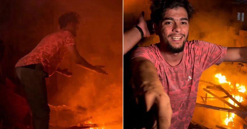 كاميرا عريس توثق الجريمة: جيش الاحتلال يلاحق أحلام شاب فلسطيني ويقصف منزله في غزة