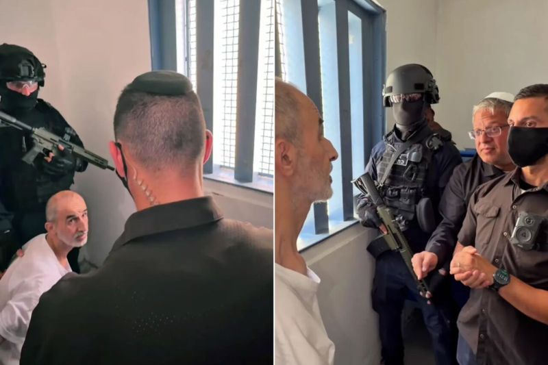 بن غفير يقتحم زنزانة الأسير حسن سلامة ويهدده بالإعدام المباشر