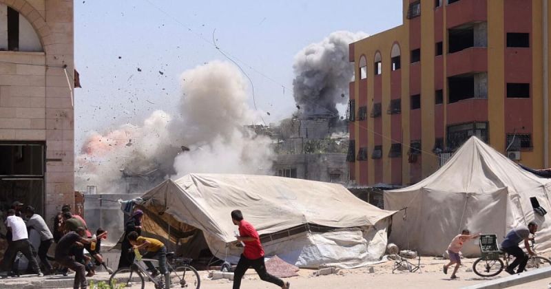 5 شهداء في سلسلة هجمات للاحتلال استهدفت خيام النازحين ومنازل في غزة