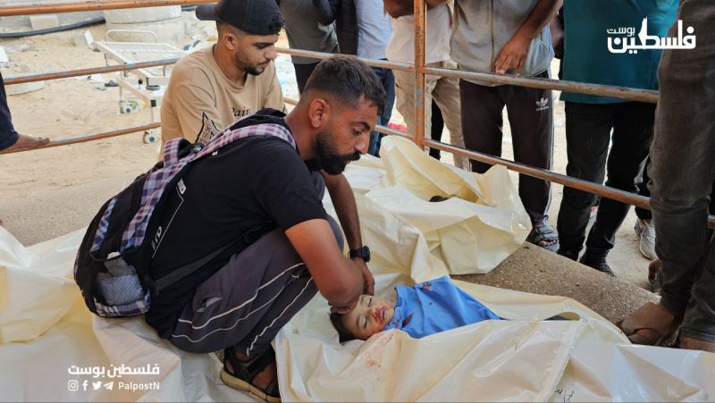 شهيدان وإصابات في استهداف مسيرة إسرائيلية لمقهى وسط غزة
