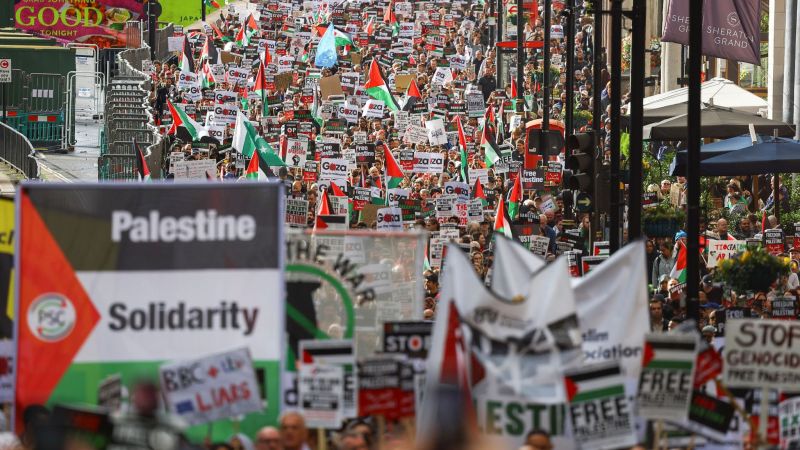 المسيرة الوطنية من أجل فلسطين بلندن.. دعوات للمشاركة بفعالية لوقف العدوان على غزة