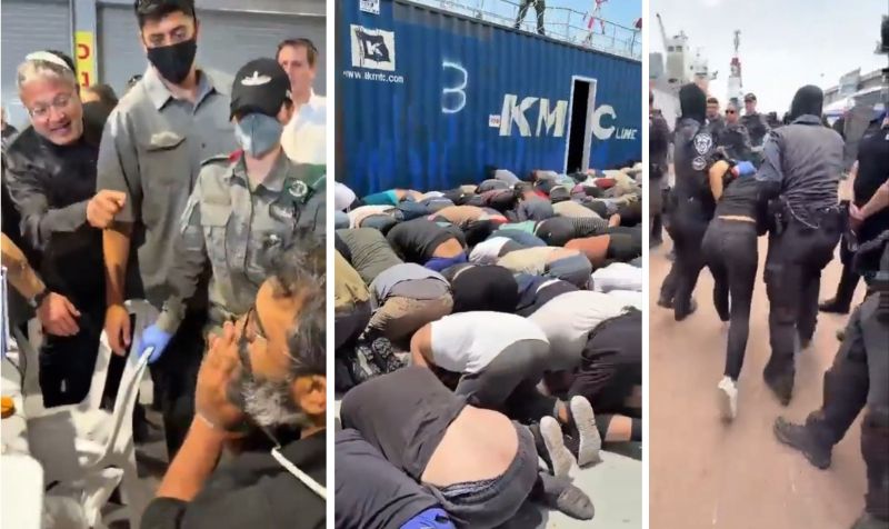 مركز عدالة يوثق تعذيبًا وانتهاكات جنسية بحق محتجزي أسطولي الصمود