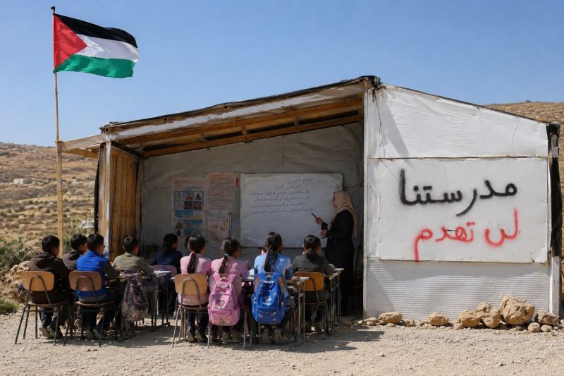 أطفال الضفة في مرمى التهجير.. مدارس مهددة قبل أن يبدأ العام الدراسي