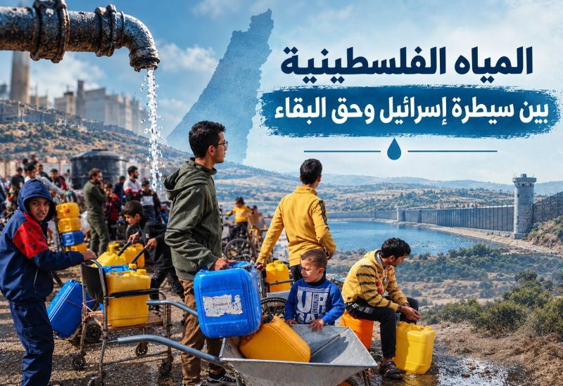 المياه الفلسطينية بين سيطرة إسرائيل وحق البقاء