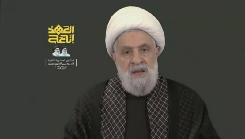 نعيم قاسم: أوقفنا أهداف عدوان الاحتلال على لبنان ونتمسك بمواصلة المقاومة