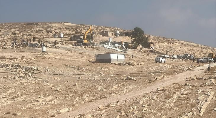 الاحتلال يشرع بهدم 10 مساكن ومنشآت في مسافر يطا
