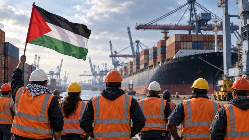 عمال 100 ميناء يتحركون ضد تسليح الاحتلال.. المقاطعة تصل إلى سلاسل الإمداد