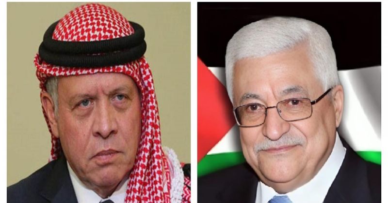 الرئيس عباس يعزي الملك الأردني بضحايا اعتداء كنيسة في الكرك