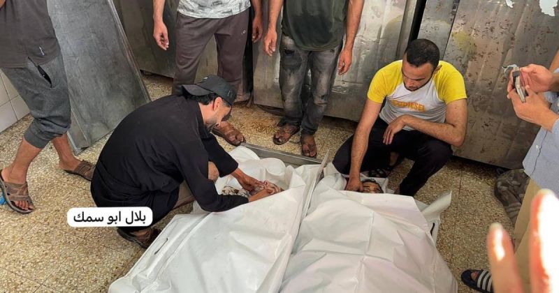 استشهاد شقيقين وإصابة آخرين في غارة إسرائيلية على مخيم المغازي
