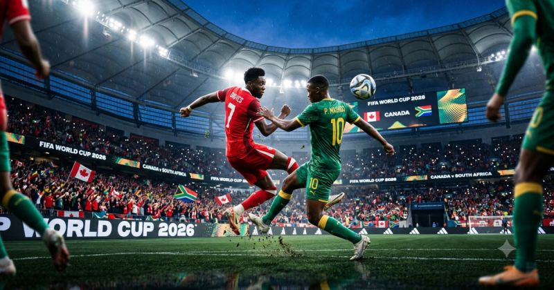القنوات المفتوحة الناقلة لمباراة كندا وجنوب أفريقيا في كأس العالم 2026
