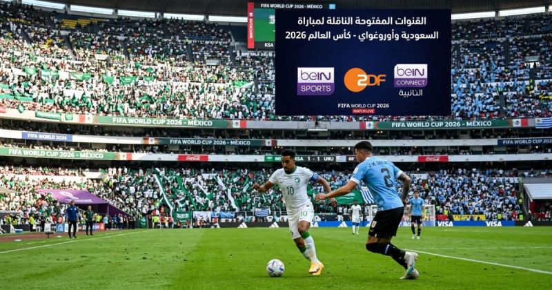 القنوات المفتوحة الناقلة لمباراة السعودية وأوروغواي في كأس العالم 2026