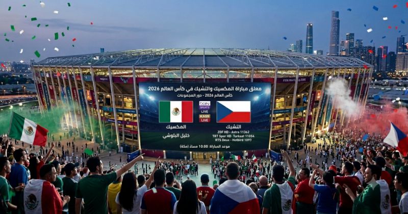 معلق مباراة المكسيك والتشيك في كأس العالم 2026