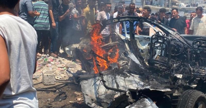 14 إصابة بينهم 3 خطيرة جراء استهداف إسرائيلي لمركبة وسط مدينة غزة