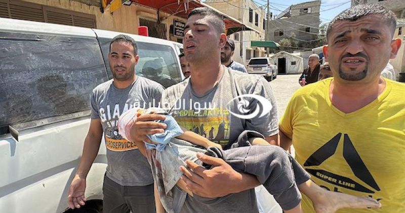 غزة - استشهاد طفل ومواطن وإصابة 11 آخرين في غارات جوية إسرائيلية
