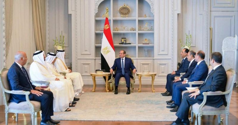 السيسي ورئيس الوزراء القطري يؤكدان ضرورة تنفيذ اتفاق وقف الحرب في غزة