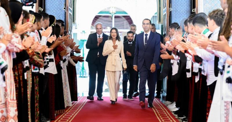 الرباط: الأميرة للا مريم تستقبل الأطفال المقدسيين المشاركين في مخيم "منارة السلام"