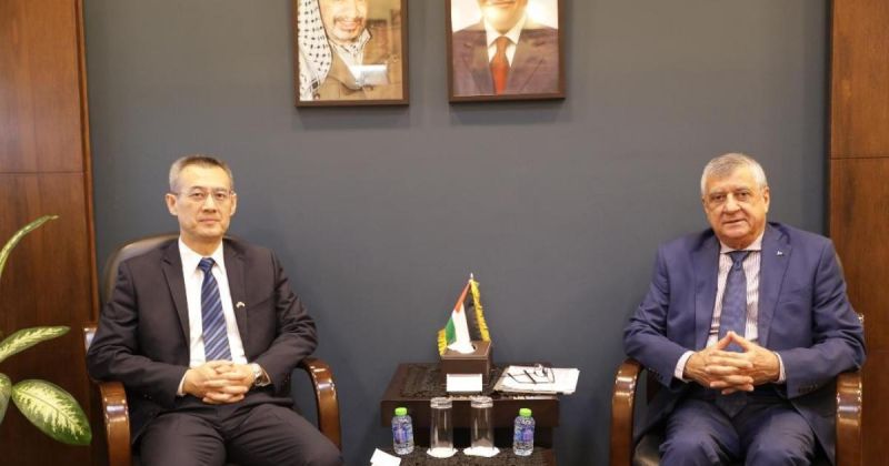 مباحثات فلسطينية صينية لتعزيز التعاون في مجالات البنية التحتية وإعادة الإعمار