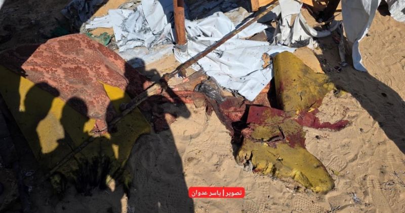 إصابات في غارة لمُسيّرة إسرائيلية على خيمة شمال غربي خانيونس