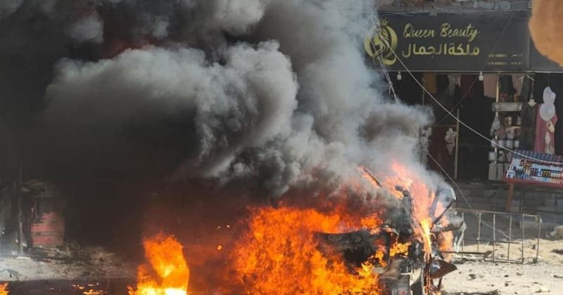 غزة: شهيد ومصابون في غارة إسرائيلية على مركبة في حي الشيخ رضوان