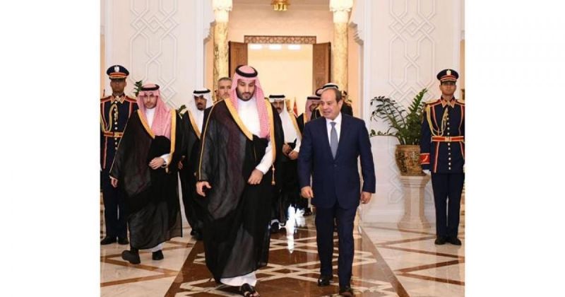 السيسي وبن سلمان يؤكدان ضرورة التوصل إلى تسوية شاملة تستند إلى حل الدولتين