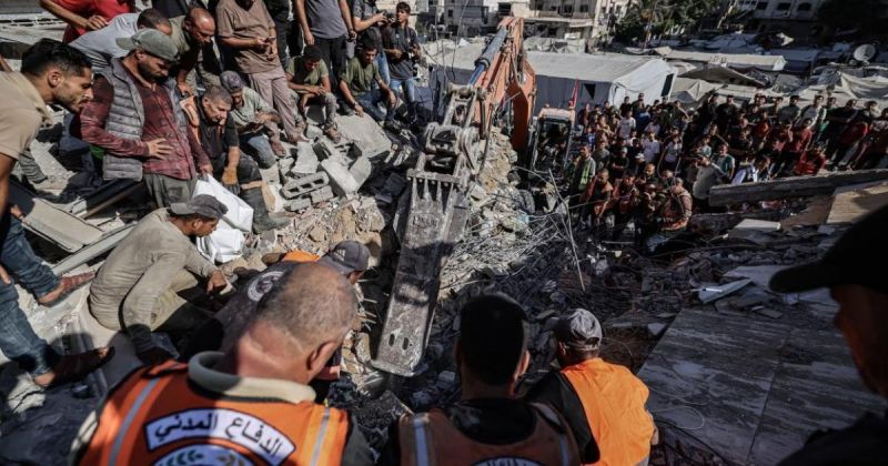 انتشال جثامين 21 شخصا - الدفاع المدني بغزة يعلن الانتهاء من حدث كارثة عمارة السعادة