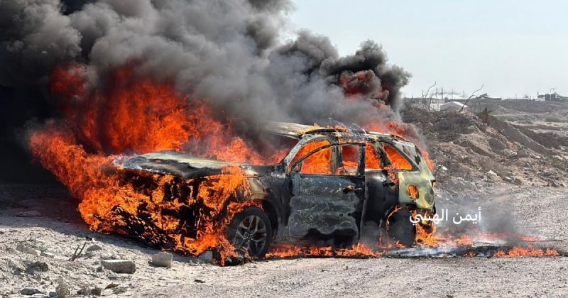 شهيد و14 مصابًا في غارة إسرائيلية استهدفت مركبة غرب مدينة غزة