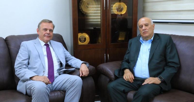 الرجوب يستقبل رئيس مكتب تمثيل هولندا لمناسبة انتهاء مهامه الرسمية