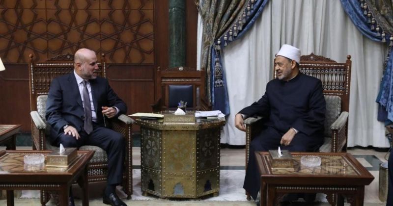 الهباش يبحث مع شيخ الأزهر تطورات الأوضاع في فلسطين