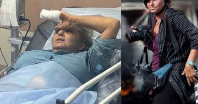 إصابات بينهم صحفية أميركية باعتداء المستوطنين على مزارعين خلال هجوم على أبو فلاح