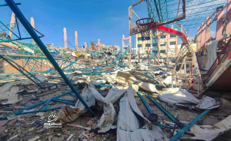 ملاعب غزة المنكوبة.. حرب ممنهجة لطمس الهوية والبنية الرياضية في غزة