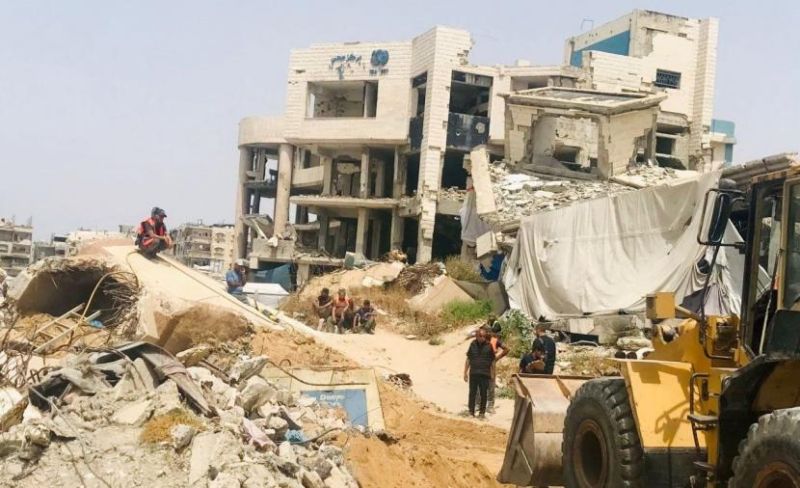 الأشغال تنتهي من فتح شارع المقوسي بعد إزالة الركام والعوائق